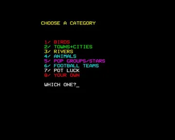 Hangman (1982)(IJK)[a3][HANGMAN] screen shot title